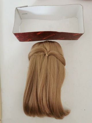 1/4 Bjd Doll Wig Blond Long 7 - 8 Inch 18 - 19cm