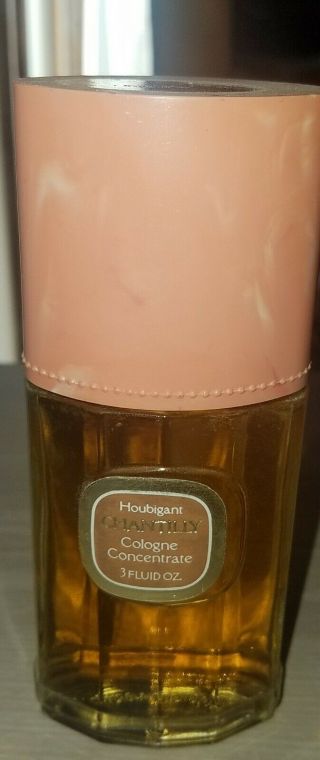 Vintage Houbigant Chantilly Eau De Cologne 3 Fluid Oz.
