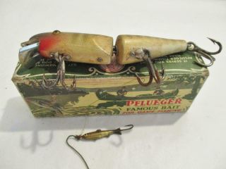 Vintage Pflueger Palomine Fishing Pike Lure Boxed 4 1/4 No9004 Scarce