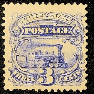Us Stamp Scott 113 Og Nh 3 Cent Blue Pictorial