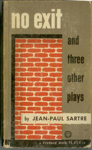 No Exit,  And Three Other Plays - Jean Paul Sartre B3