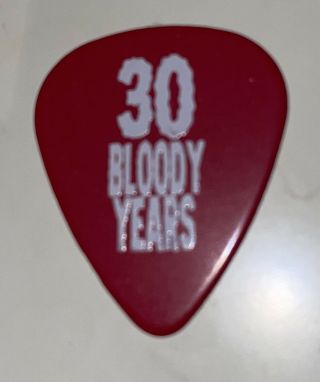 London May Samhain Signed Bass Pick 30th Anniversary Tour (danzig,  The Misfits)