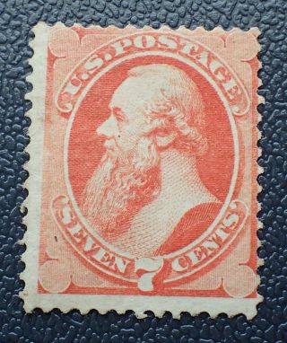 Scott 149 - 1871 U.  S.  Stamp - 7c Edwin Stanton