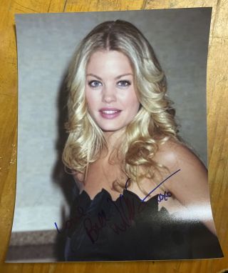 Bree Williamson Signed 8x10 Photo One Life To Live Black Dress Hot