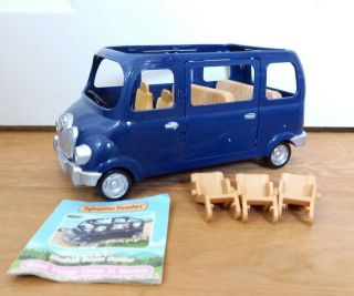 Sylvanian Families Bluebell Seven Seater Family Car With 3 Baby Seats Vehicle