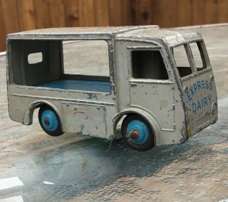 Vintage “dinky Toys” N.  C.  B Electric Van Express Dairy 30v Grey/blue