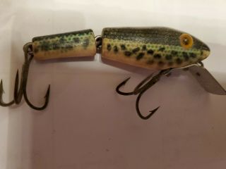Old Fishing Lures L&s Bass Master Rare Color Black Bass Model 25