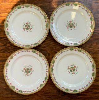 Vintage Limoges Haviland & Co.  France Set Of 4 Dinner Plates