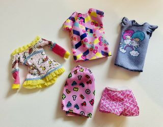 Barbie Doll T Shirt Shorts Set Little Star Twins Hello Kitty Curvy Fashion Pack