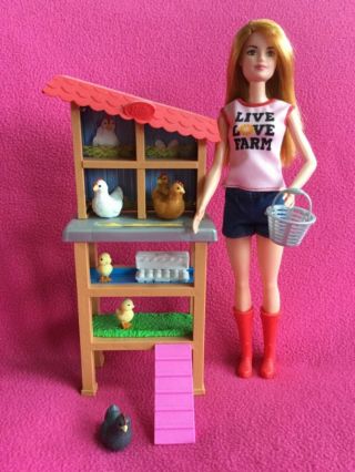 Barbie Doll Career You Can Be Anything Chicken Farmer