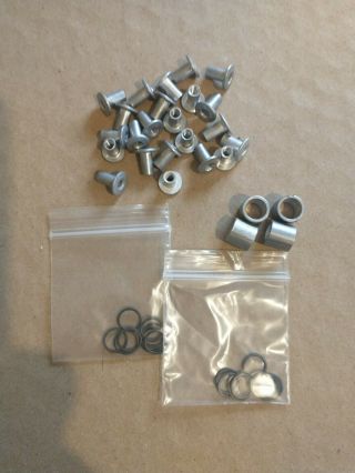 24 T - Nuts Wheel Bearing Spacers Replacement Kit Parts Skateboarding