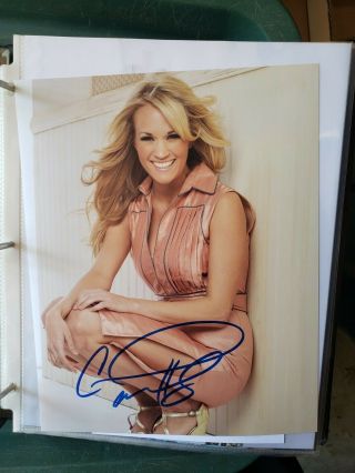 Carrie Underwood Signed 8x10 Photo Autographed Picture