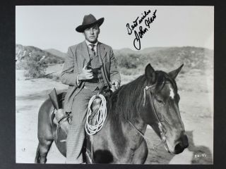 John Hart (1917 - 2009) (lone Ranger Western Actor) Autograph 8 X 10 Photo