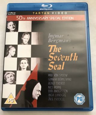 Ingmar Bergman The Seventh Seal,  Wild Strawberries,  Hour Of The Wolf Blu - Ray Dvd