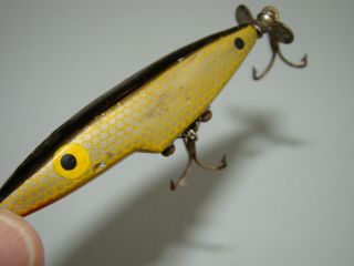 Vintage Weber Shadrac Fishing Lure,  Gold / Yellow Belly