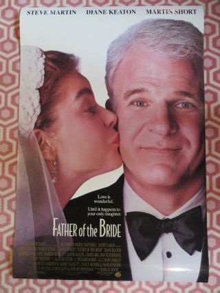 Father Of The Bride Us One Sheet Rolled Poster Steve Martin Diane Keaton 1991