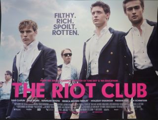 The Riot Club 2014 Quad Poster Sam Claflin Max Irons Douglas Booth