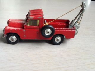Vintage - Corgi Toys - Red Land Rover 109” W.  B -