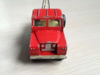 Vintage - Corgi Toys - Red LAND ROVER 109” W.  B - 3