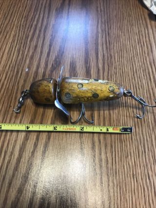 Vintage Early Pflueger Globe Antique Fishing Lure Never Fail