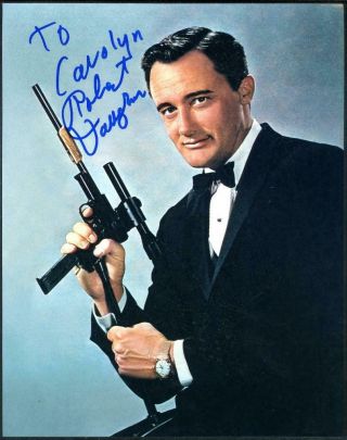 Robert Vaughn (d.  2016) Man From Uncle Actor Signed Photograph - Messina Estate