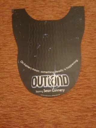 Rare Advertising Paper Hat For Outland (1981; Sean Connery).