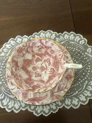 Royal Stafford Bone China England Tapestry Cup & Saucer