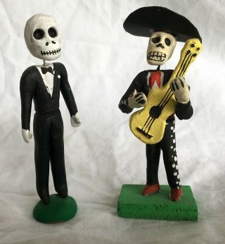 Mexican Day Of The Dead Musicians - Vintage 1982