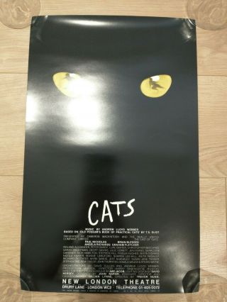 Vintage Cats The Musical Poster - London Theatre