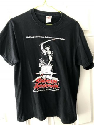 Shogun Assassin T Shirt Size Medium Horror Martial Arts Video Nasty Fright Rags