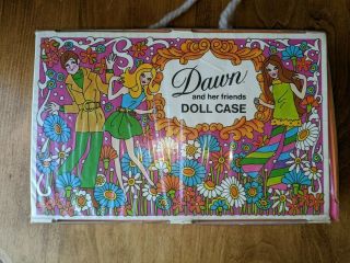 Vintage 1971 Dawn And Her Friends Doll Case By Topper Corp Please Read