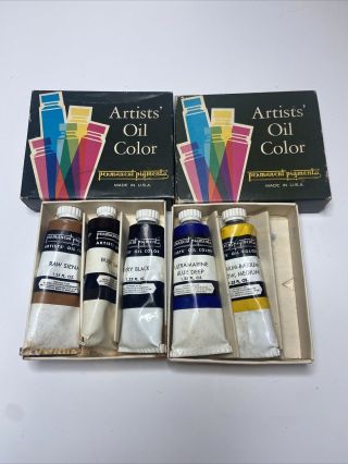 Vintage Permanent Pigments Oil Paints