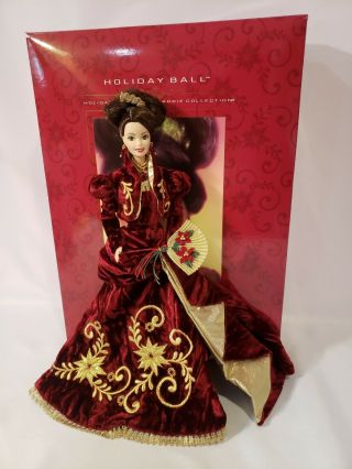 Holiday Ball Porcelain Barbie Doll 1997 Mattel 18326