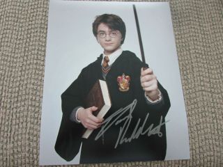 Harry Potter Daniel Radcliffe Promo 8x10 Photo Signed