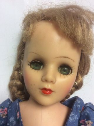 Vintage Eegee Fashion Doll 1957 - 1965 Pretty Face Sleeping Eyes 15” tall 2