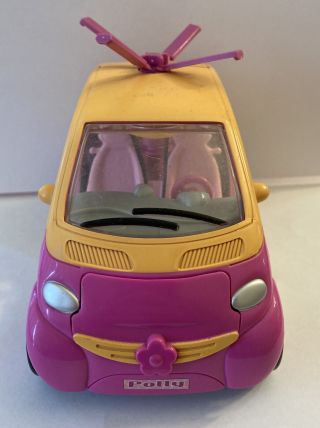 Polly Pocket Heli - Car - Pter Car Vehicle Fashions 2004 Mattel Helicopter Orange