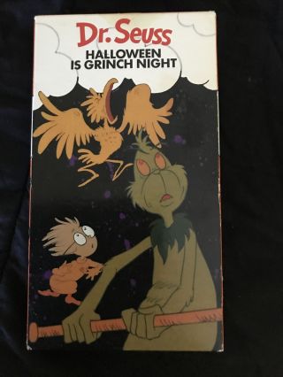 Vintage Dr.  Seuss Halloween Is Grinch Night - Vhs Video Tape