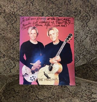Nelson Band Signed Photo Autographed Gunnar & Matthew 8x10 Photo Rare