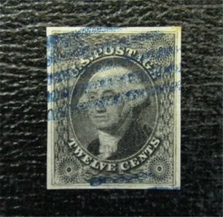 Nystamps Us Stamp 17 Blue Cancel $265 M28x1294