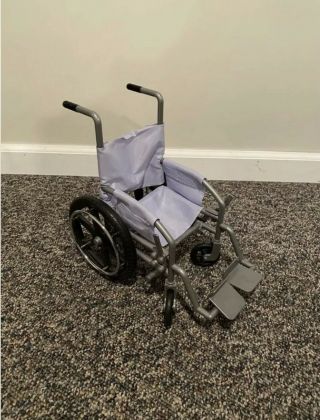American Girl Doll Wheelchair/Crutches and Salon Chair Bundle 2