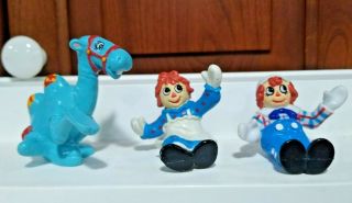 Vintage 1988 Raggedy Ann & Andy Macmillian Figures - Camel With Wrinkled Knees