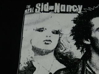 Vintage 90 ' s? The Real Sid and Nancy T Shirt (Men ' s M) Sex Pistols 2