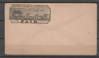 Lot 37.  28 - Us Local Cover Pacific Stage & Express Co.