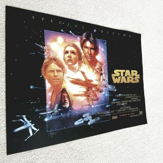 Star Wars Special Edition 1997 Uk Mini Cinema Movie Poster 12 " X16 "
