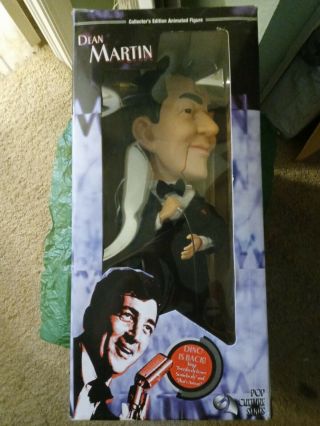 Dean Martin Animated Singing & Moving Doll 18 " Gemmy 2002 - For Parts/repair