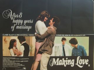 Kate Jackson Michael Ontkean Making Love (1982) Movie Poster