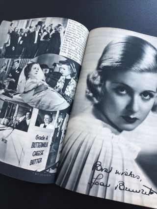 Vogues Of 1938 V Rare Souvenir Film Programme Warner Baxter Joan Bennett 1937