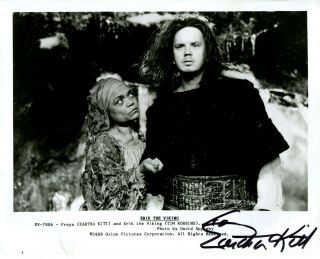 Eartha Kitt - Movie Stil From " Erik The Viking " (1989) - Signed