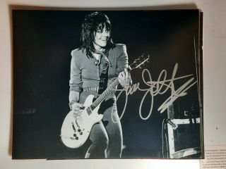 Joan Jett " I Love Rock N Roll " Authentic Autograph 8 X 10 Photo
