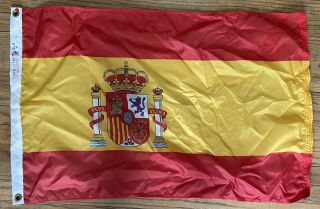 Vtg Dettra Dura - Lite Nylon 2x3 Flag - Spain